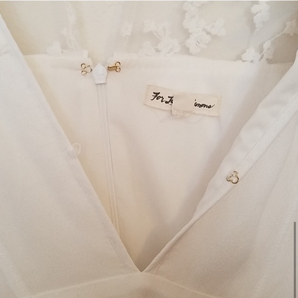 For Love & Lemons Rosebud Embroidery Mini Dress - Picture 9 of 9